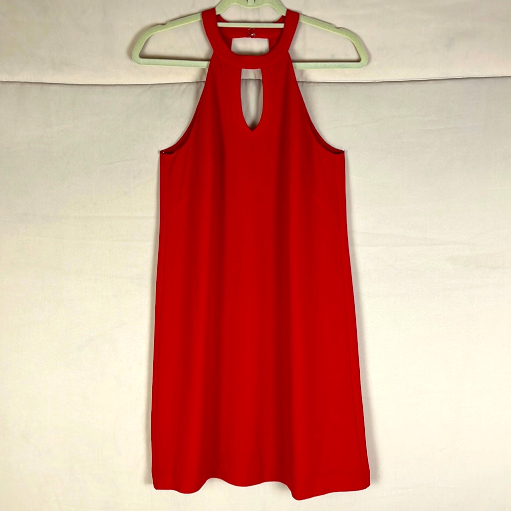 Artelier Nicole Miller Red A-Line Dress, Size 4